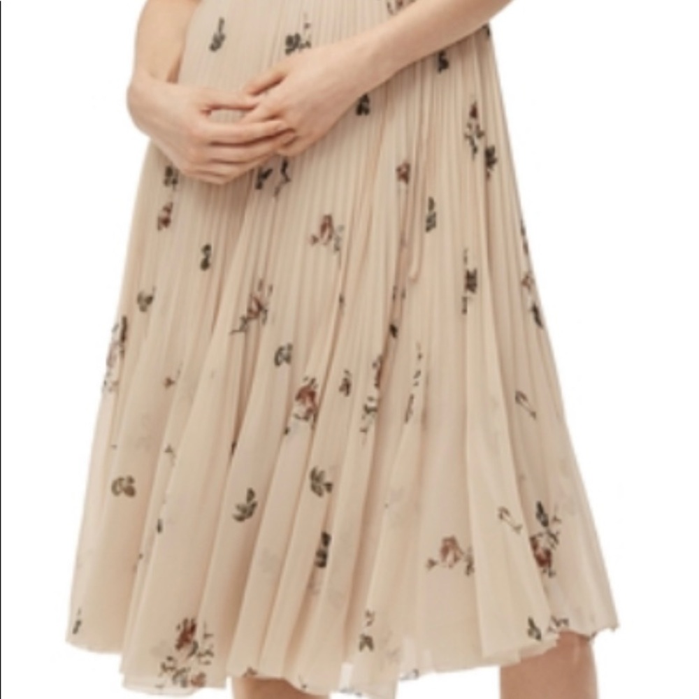 Aritzia Wilfred beaune wrap dress - looks great with a moto jacket in fall too!